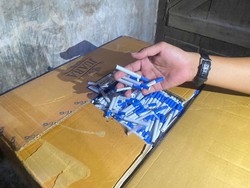 560 Ribu Batang Rokok Ilegal Berhasil Disita Bea Cukai Kudus