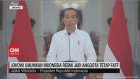 VIDEO: Jokowi Umumkan Indonesia Resmi Jadi Anggota Tetap FATF
