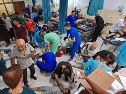Area Dekat RS Indonesia di Gaza Diserang Jet Tempur Israel