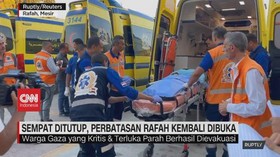 VIDEO: Sempat Ditutup, Perbatasan Rafah Kembali Dibuka