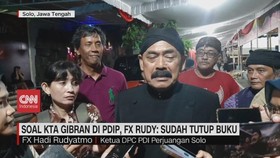 VIDEO: Soal KTA Gibran di PDIP, FX Rudy: Sudah Tutup Buku