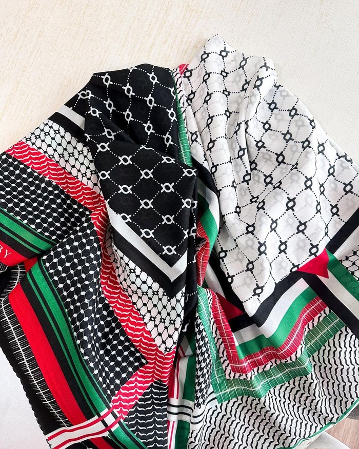 Brand Hijab Indonesia Rilis Koleksi Scarf Palestina