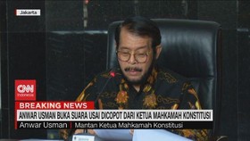 VIDEO: Anwar Usman Buka Suara Usai Dicopot Dari Ketua MK