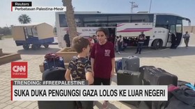 VIDEO: Suka Duka Pengungsi Gaza Lolos ke Luar Negeri