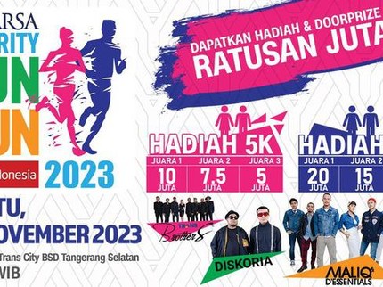 Pasti Seru Bun! Kahitna hingga Nidji Meriahkan THE FEST CT ARSA Charity Fun Run