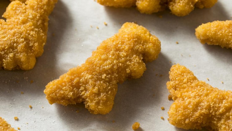 Ilustrasi nugget dinosaurus