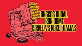 INFOGRAFIS: Ongkos Rudal Iron Dome Israel vs Roket Hamas