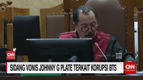 VIDEO: Johnny Plate Divonis 15 Tahun Penjara Kasus Korupsi BTS