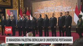 VIDOE: 22 Mahasiswa Palestina Berkualiah di Universitas Pertahanan