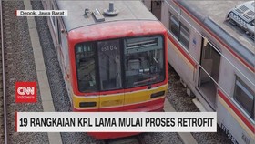 VIDEO: PT KAI Commuter Lakukan Retrofit 19 Trainset KRL
