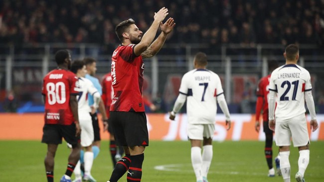 Berikut link live streaming AC Milan vs Borussia Dortmund pada matchday kelima Liga Champions di Stadion San Siro, Rabu (29/11) dini hari WIB.