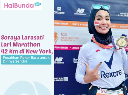 Soraya Larasati Lari Marathon 42 Km di New York, Pecahkan Rekor Baru untuk Dirinya Sendiri