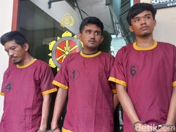 Tiga Pria Jambi Curi Tas di Toko Bunga demi Mabuk-mabukan dan Beli Sabu