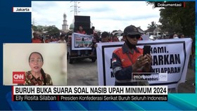 VIDEO: Buruh Buka Suara Soal Nasib Upah Minimum 2024
