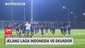 VIDEO: Jelang Laga Indonesia U-17 VS Ekuador U-17