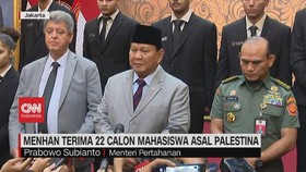 VIDEO: Menhan Terima 22 Calon Mahasiswa Asal Palestina
