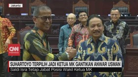 VIDEO: Suhartoyo Terpilih Jadi Ketua MK gantikan Anwar Usman