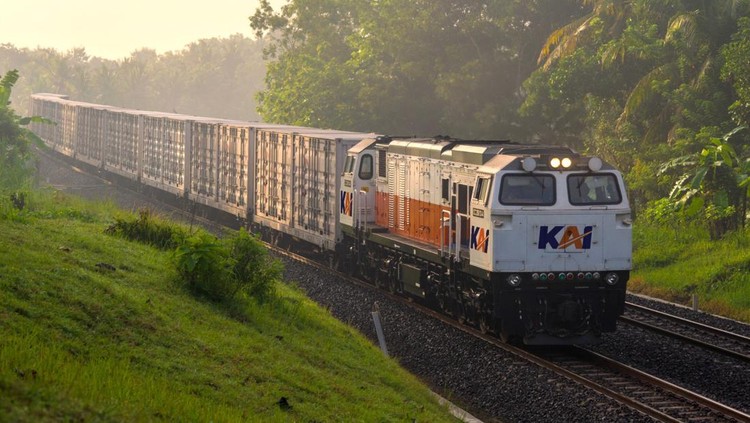 Ilustrasi kereta api