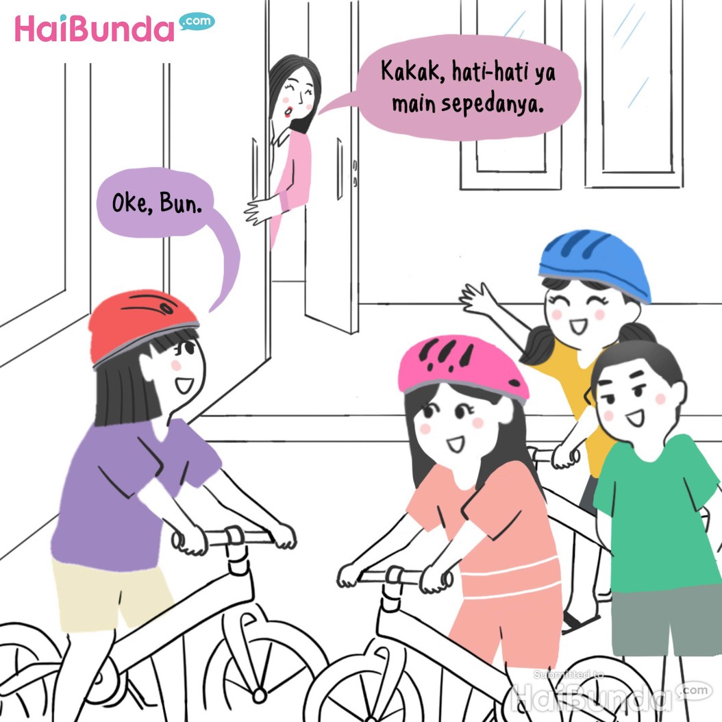 Komik Bunda&colon; Kakak Dibelain Geng Sepeda&comma; Uhuy&excl;