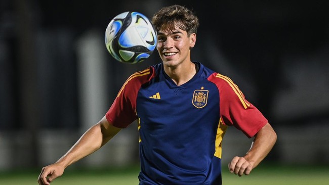 Wonderkid timnas Spanyol U-17 di Piala Dunia U-17 2023, Marc Guiu mengaku kaget lantaran banyak yang mengenal dirinya di Indonesia