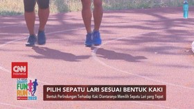 VIDEO: Pilih Sepatu Lari Sesuai Bentuk Kaki