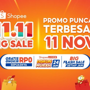 Akhir Pekan bersama Penawaran dan Keseruan Spesial di Puncak Promo Terbesar, Shopee 11.11 Big Sale