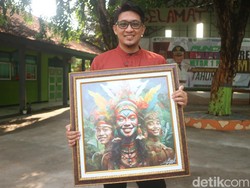 Keren! Guru MTsN 1 Pati Raih Penghargaan Digital Artwork Internasional
