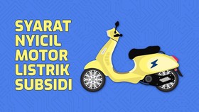 INFOGRAFIS: Syarat Nyicil Motor Listrik Subsidi