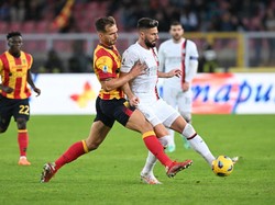 Lecce Vs AC Milan: Buang Keunggulan Dua gol, Rossoneri Diimbangi 2-2
