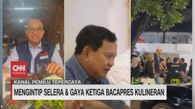 VIDEO: Selera & Gaya Ketiga Bacapres Saat Kulineran