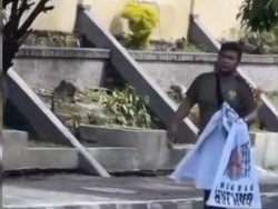 Viral, Spanduk Ganjar Dicopot Satpol PP di Pematang Siantar
