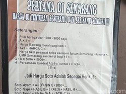 Viral Harga Soto di Semarang Pakai Rumus Matematika Sulit, Ini Kuncinya