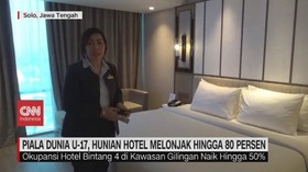 VIDEO: Piala Dunia U-17, Hunian Hotel Melonjak Hingga 80 Persen