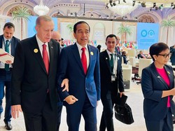 Jokowi-Erdogan Gandengan, RI-Turki Teruskan Kerja Sama Bantu Palestina