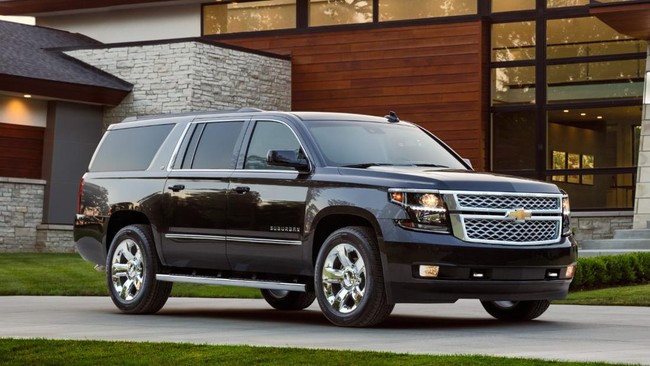 Presiden Prabowo Subianto menaiki Chevrolet Suburban saat mengunjungi AS.