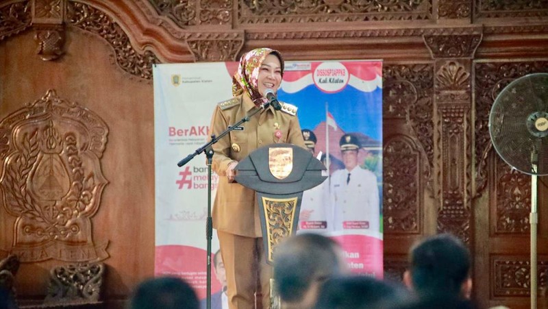 Pemkab Klaten menggelar rapat koordinasi (Rakor) optimalisasi penyelenggaraan dan fasilitasi pembinaan kampung keluarga berkualitas.