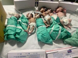 Kondisi Bayi di RS Al-Shifa Gaza Setelah Dikeluarkan dari Inkubator