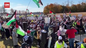 VIDEO: Bendera Palestina Berkibar di Kampung Halaman Joe Biden