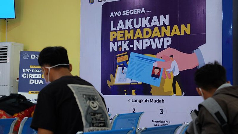 Pemerintah menargetkan penerimaan pajak pada 2024 sebesar Rp1.988,9 triliun