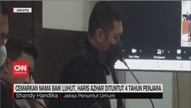 VIDEO: Cemarkan Nama Baik Luhut, Haris Azhar Dituntut 4 Tahun Penjara