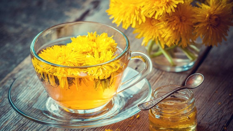 Ilustrasi teh herbal
