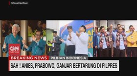 VIDEO: Sah! Anies, Prabowo, Ganjar Bertarung di Pilpres