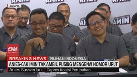 VIDEO: Anies-Cak Imin Tak Ambil Pusing Mengenai Nomor Urut