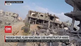 VIDEO: Pasukan Israel Klaim Hancurkan 3.000 Infrastruktur Hamas