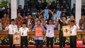 LSI Denny JA: Prabowo-Gibran Unggul Jauh dari Ganjar-Mahfud dan AMIN