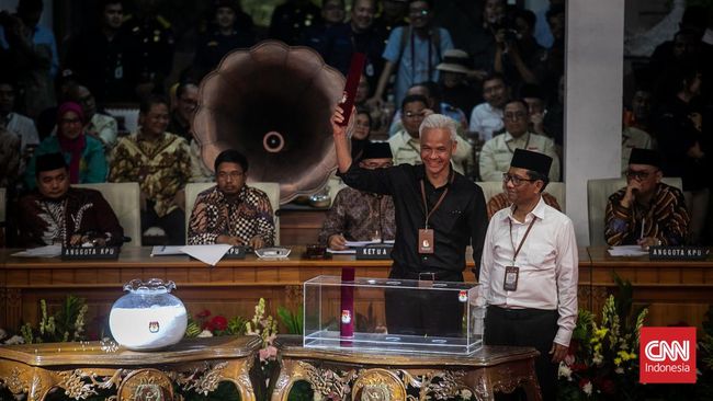 Pernyataan Lengkap Ganjar Usai Dapat Nomor Urut 3 di Pilpres 2024