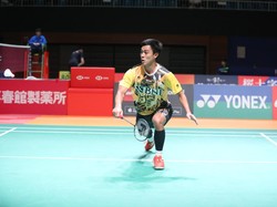 Shesar Vito Gagal Manfaatkan Kesempatan, Dikalahkan Kento Momota
