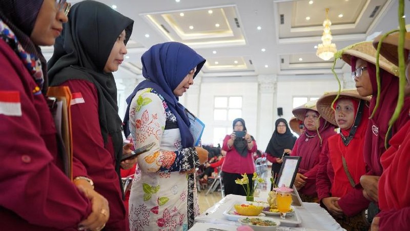 Dissos P3APPKB Klaten menggelar lomba kreasi gizi program Isi Piringku di Grha Bung Karno (GBK) Klaten.