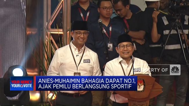 Anies-Muhaimin Bahagia Dapat No.1, Harap Pemilu Sportif