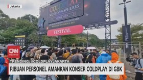 VIDEO: Ribuan Personel Amankan Konser Coldplay di GBK